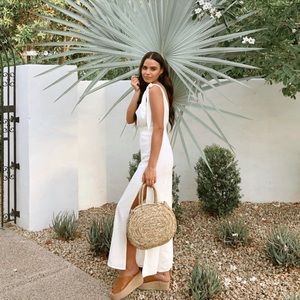 Showpo White Tie Jumpsuit